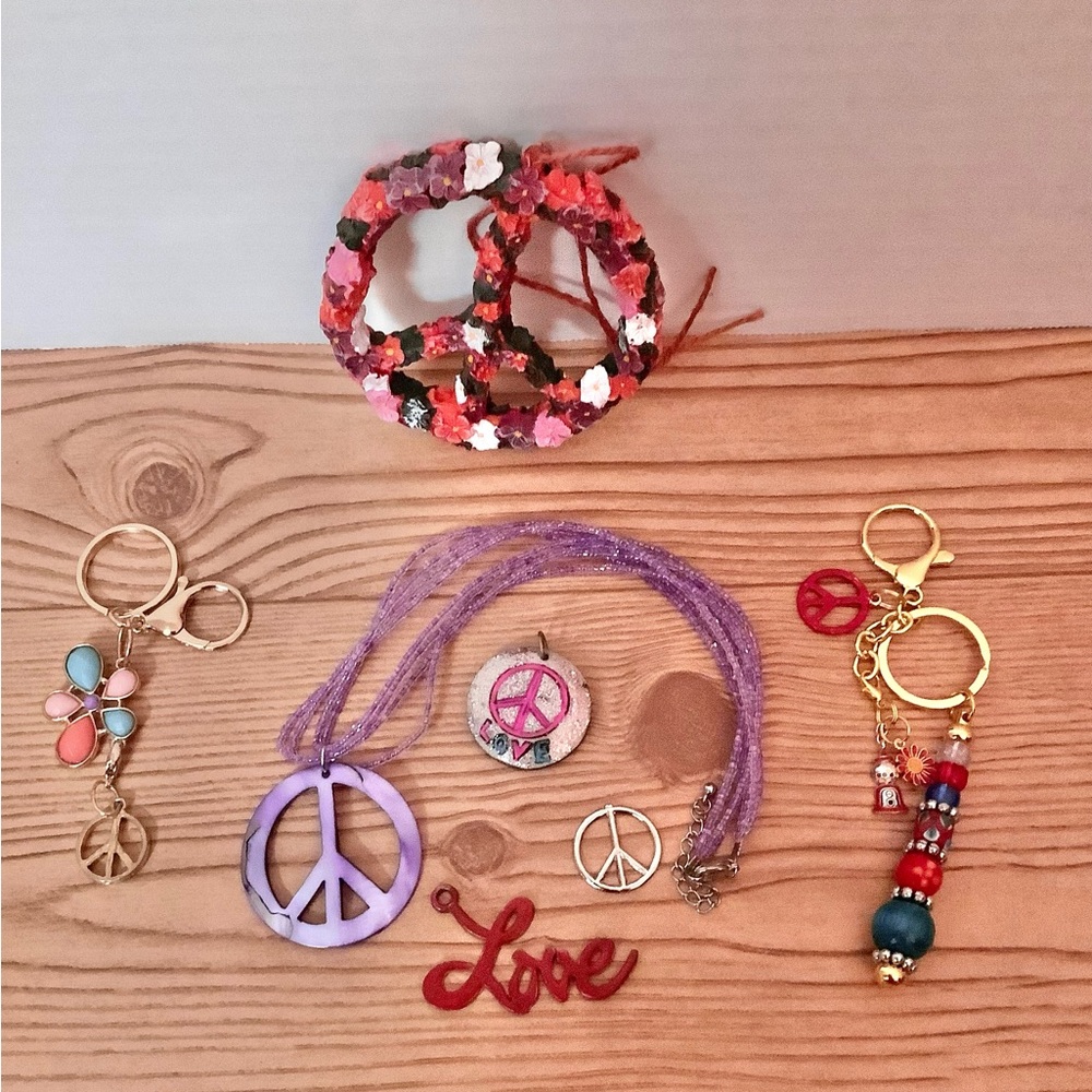 Peace Signs Jewelry and Decor
